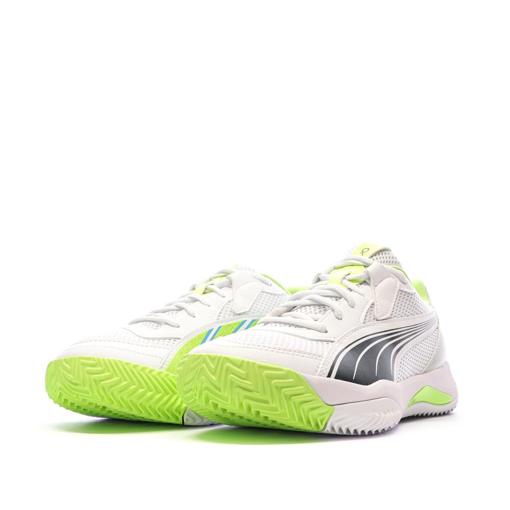 Chaussures de Padel Blanc/Jaune Homme Puma Nova Court vue 6