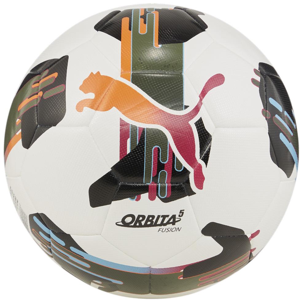 Ballon Blanc/Noir/Orange Homme Puma Orbita 5 pas cher