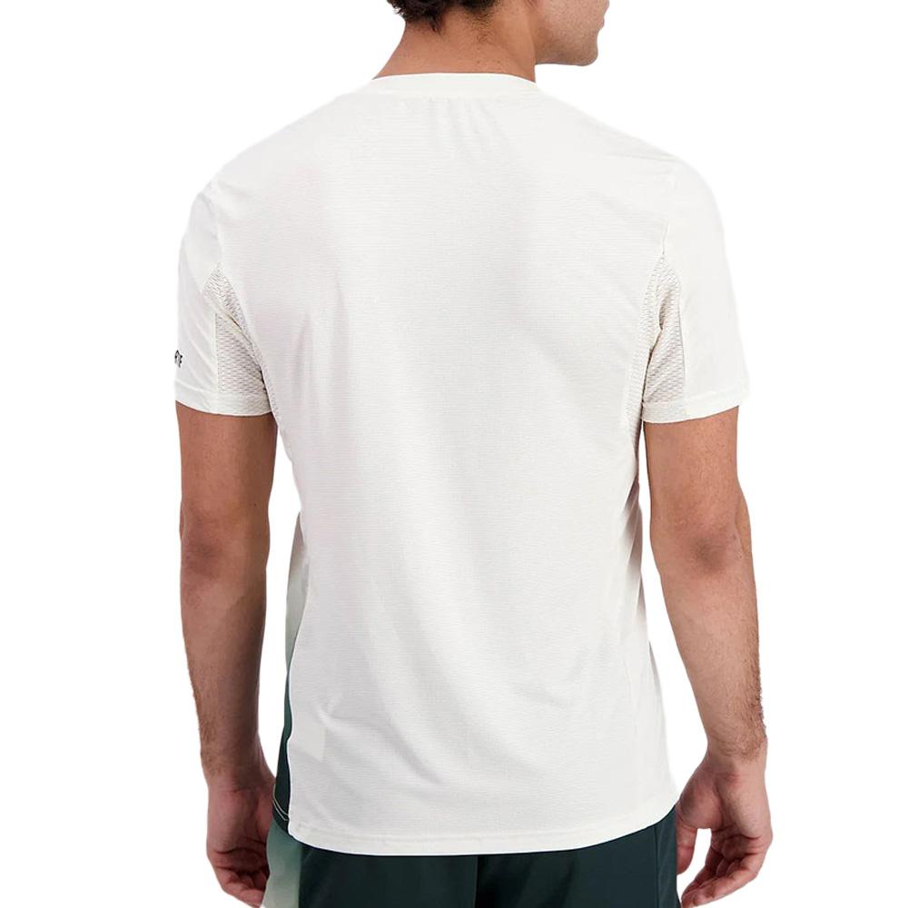 Maillot de Sport Ecru/Vert Le Coq Sportif Tennis Pro vue 2