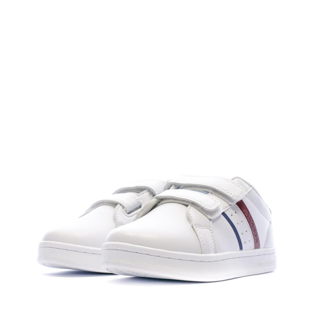 Baskets blanches enfant Kappa Logo Alpha 2V vue 6