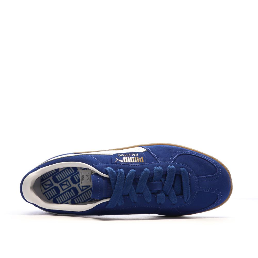 Baskets Bleu Homme Puma Palermo vue 4