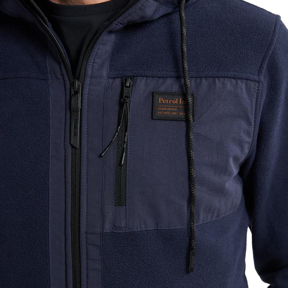 Sweat Marine Homme Petrol Industries Hoodeds vue 3