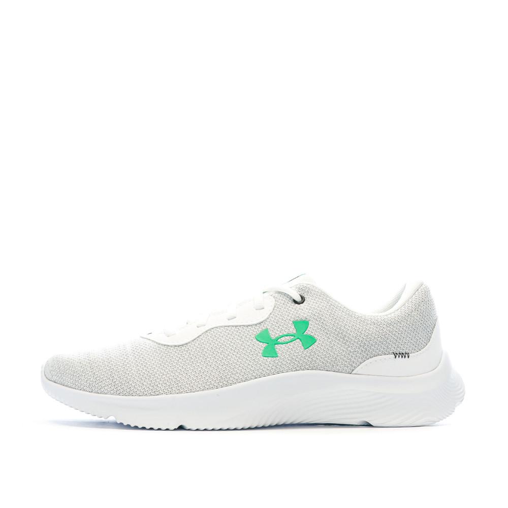 Chaussures De Running Blanche/Grise Homme Under Armour Mojo 2 pas cher