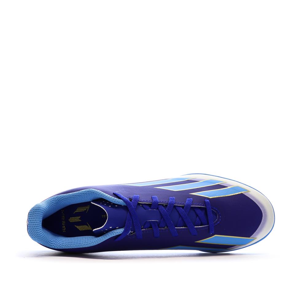 Chaussures de Football Bleu/Violet Homme Adidas X Crazyfast Club Messi vue 4