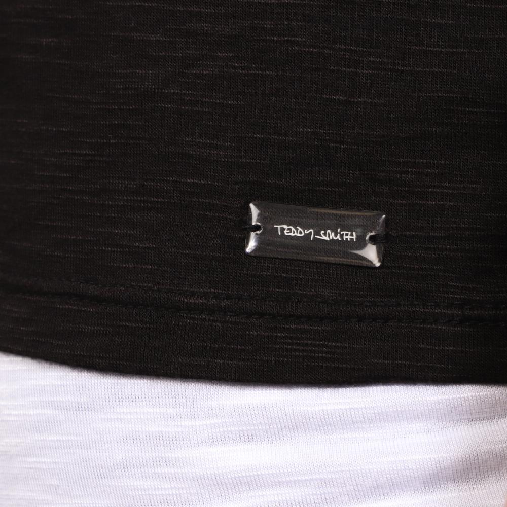 Top Noir/Blanc Femme Teddy Smith Magic 3/4 vue 3