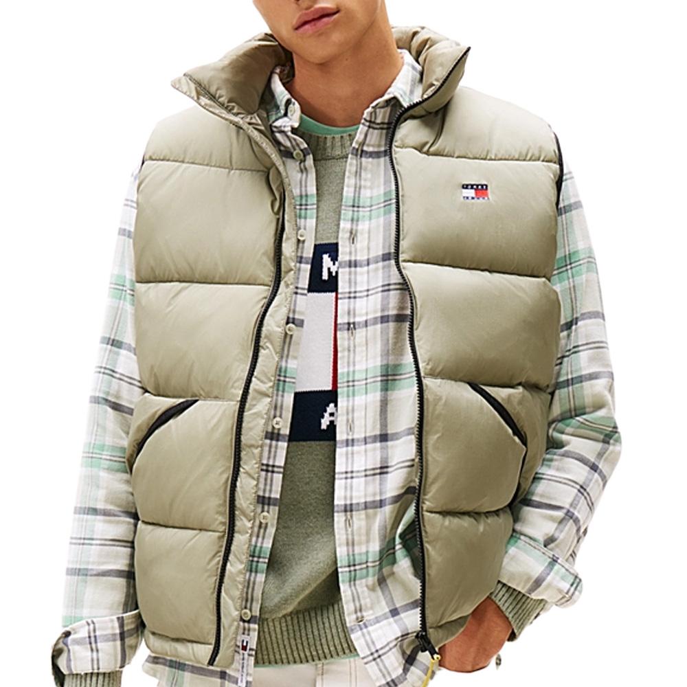 Doudoune Sans Manches Verte Homme Tommy Hilfiger DM0DM22069 pas cher