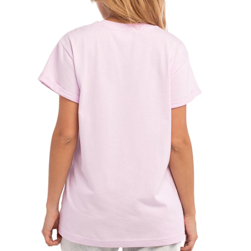 T-shirt Rose Femme Adidas 1631 vue 2