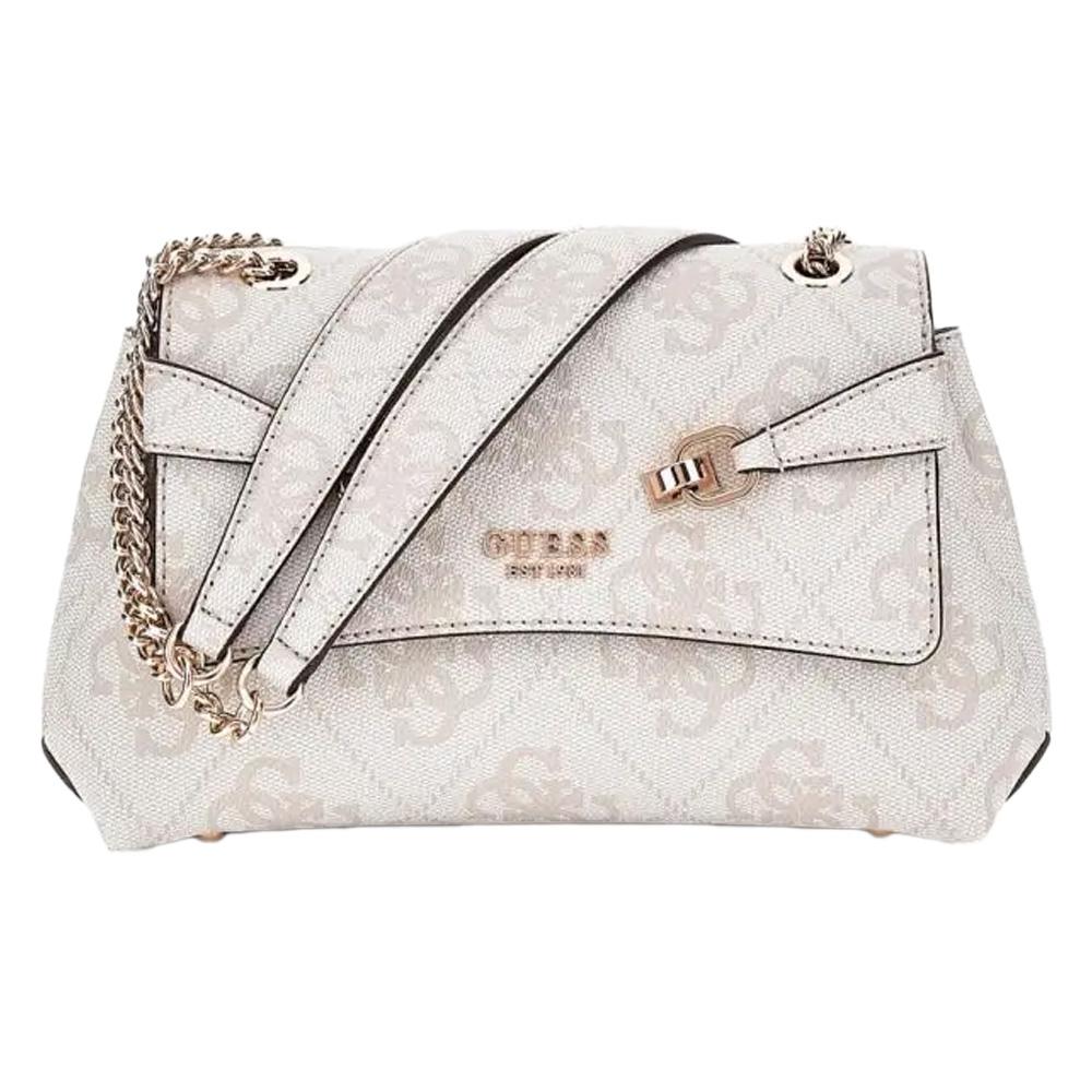 Sac à main Blanc Femme Guess Lorelei Convertible pas cher