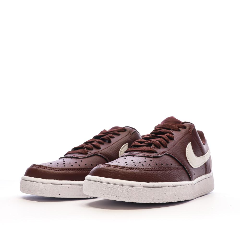 Baskets Bordeaux Femme Nike Court Vision vue 6