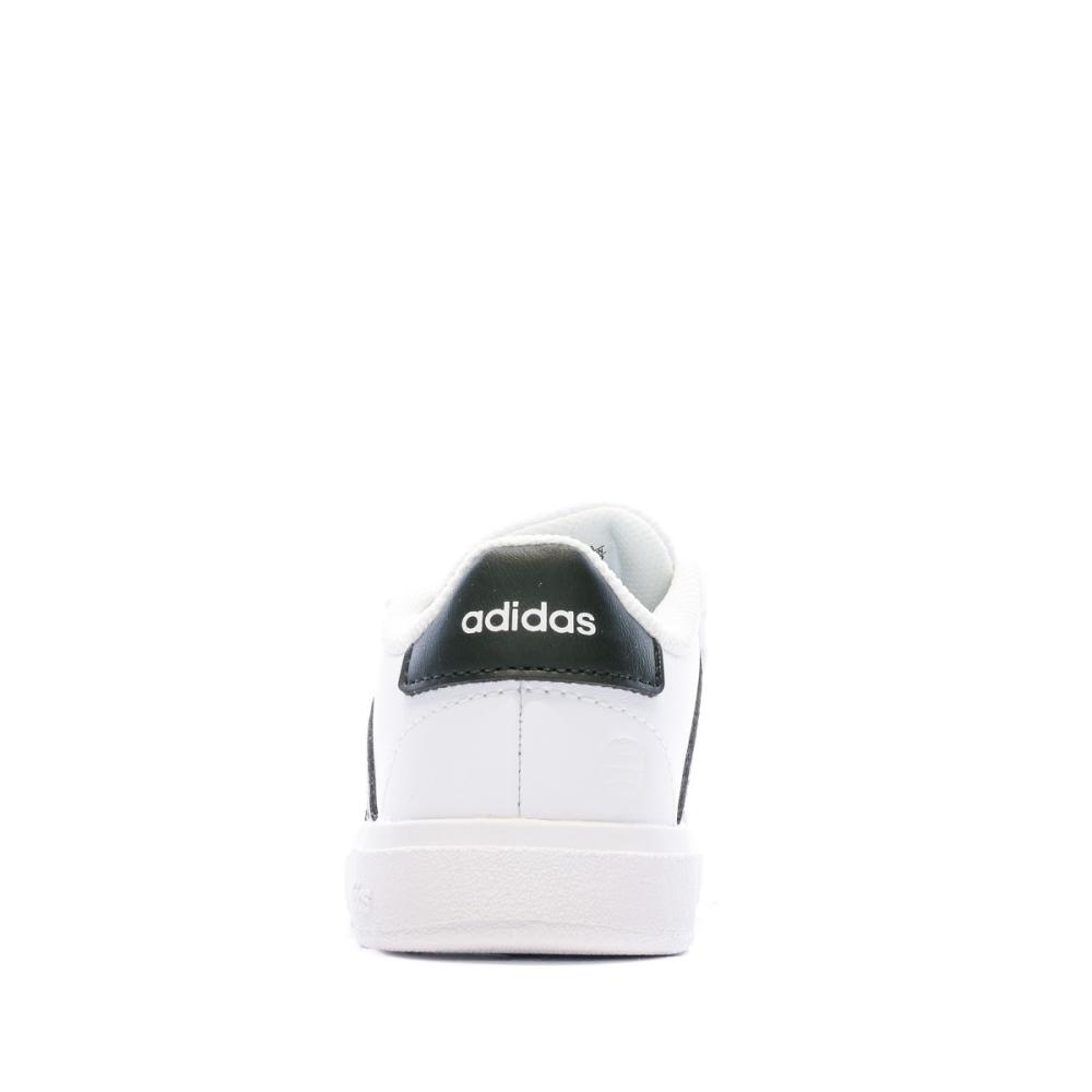 Baskets Blanc/Noir Bébé/Garçon Adidas Grand Court 2.0 vue 3