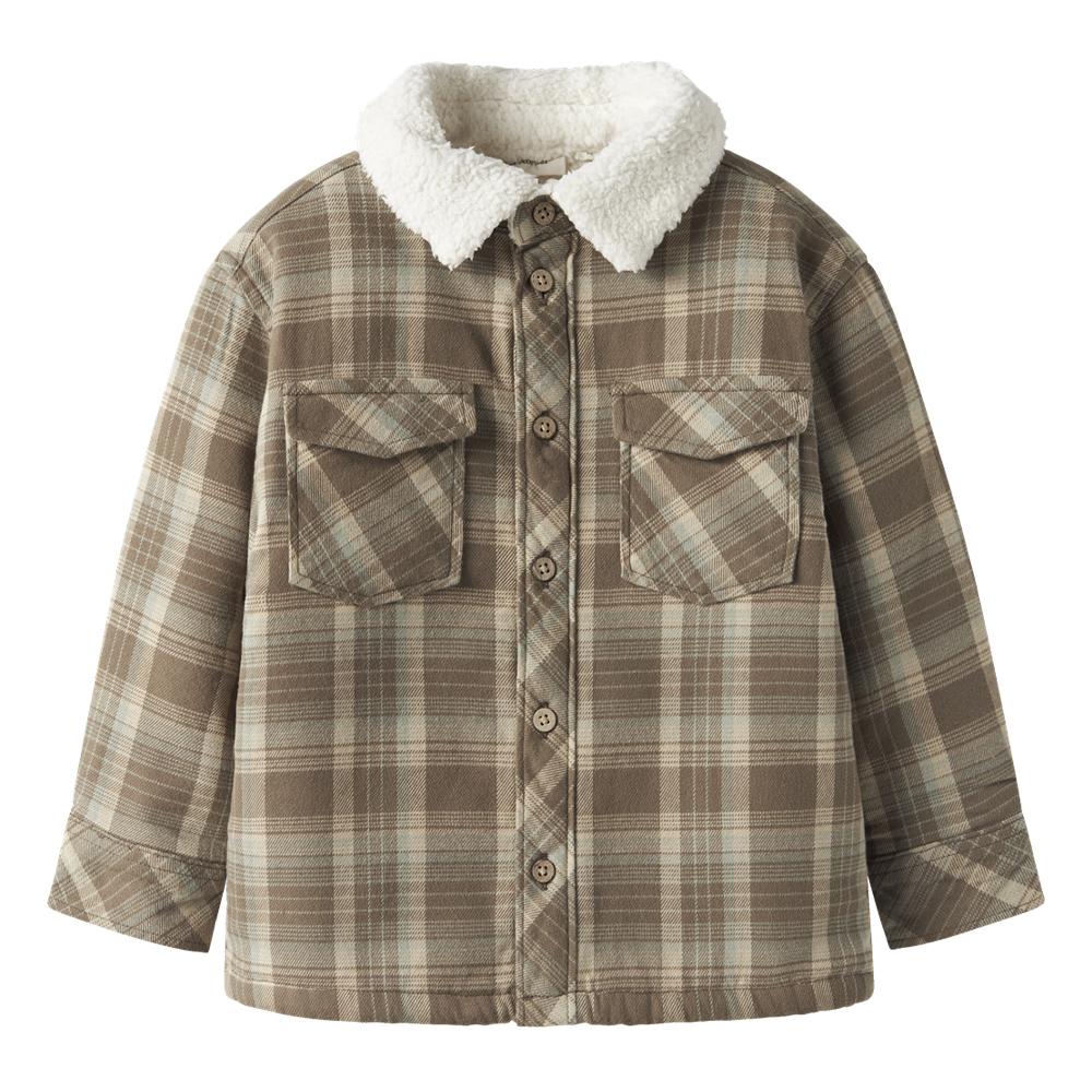 Chemise Beige/Taupe Garçon Name It Tavor pas cher