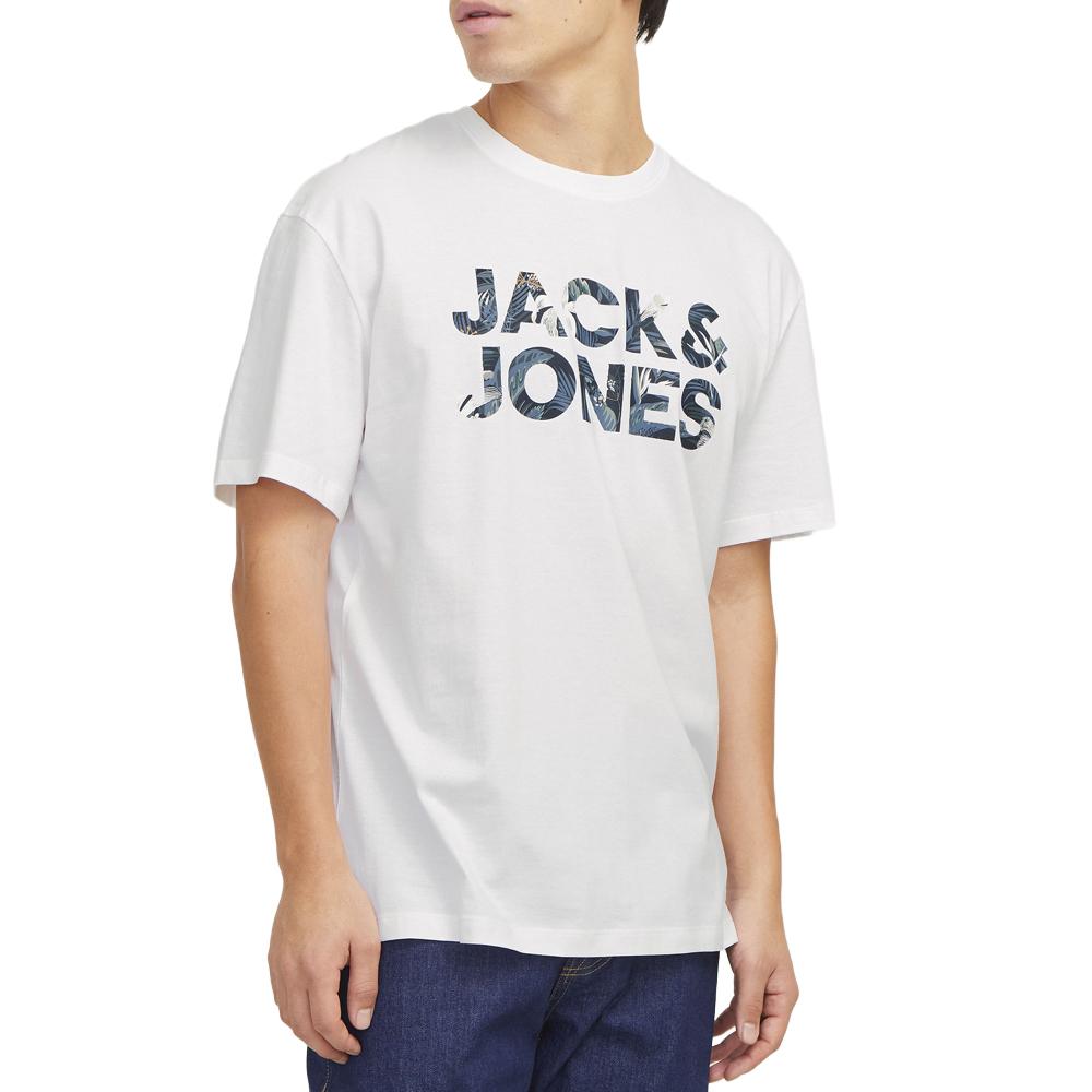T-shirt Blanc Garçon Jack & Jones Corp Splash pas cher