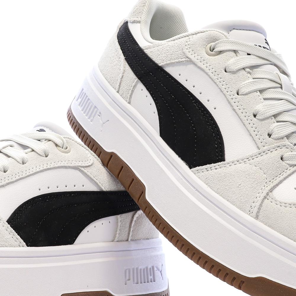 Baskets Blanches/Noires Femme Puma Rebound Low vue 7