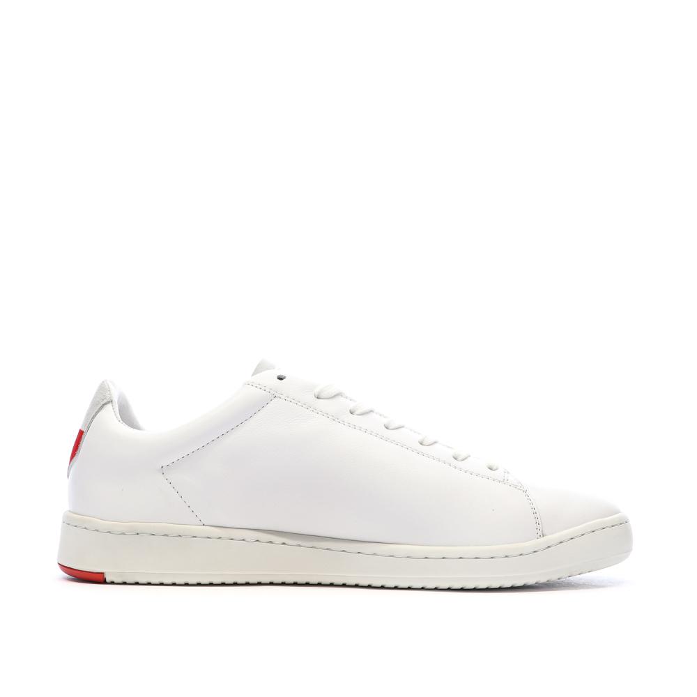 Baskets Blanches Homme Le Coq Sportif Blazon vue 2
