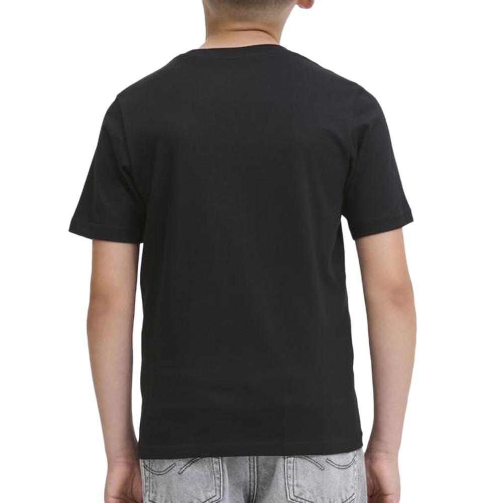 T-Shirt Noir Garçon Jack & Jones Kotos vue 2