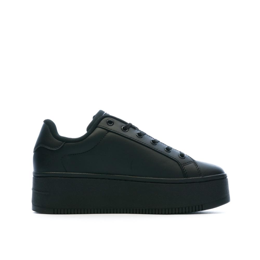 Baskets Noires Femme Tommy Hilfiger Flatform vue 2