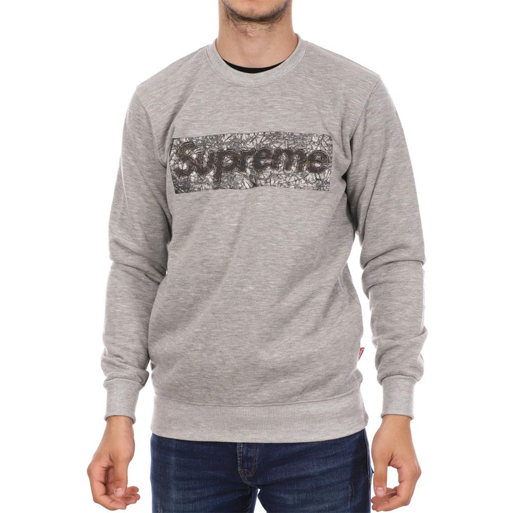 Sweat Gris Homme Supreme Grip Alaba pas cher