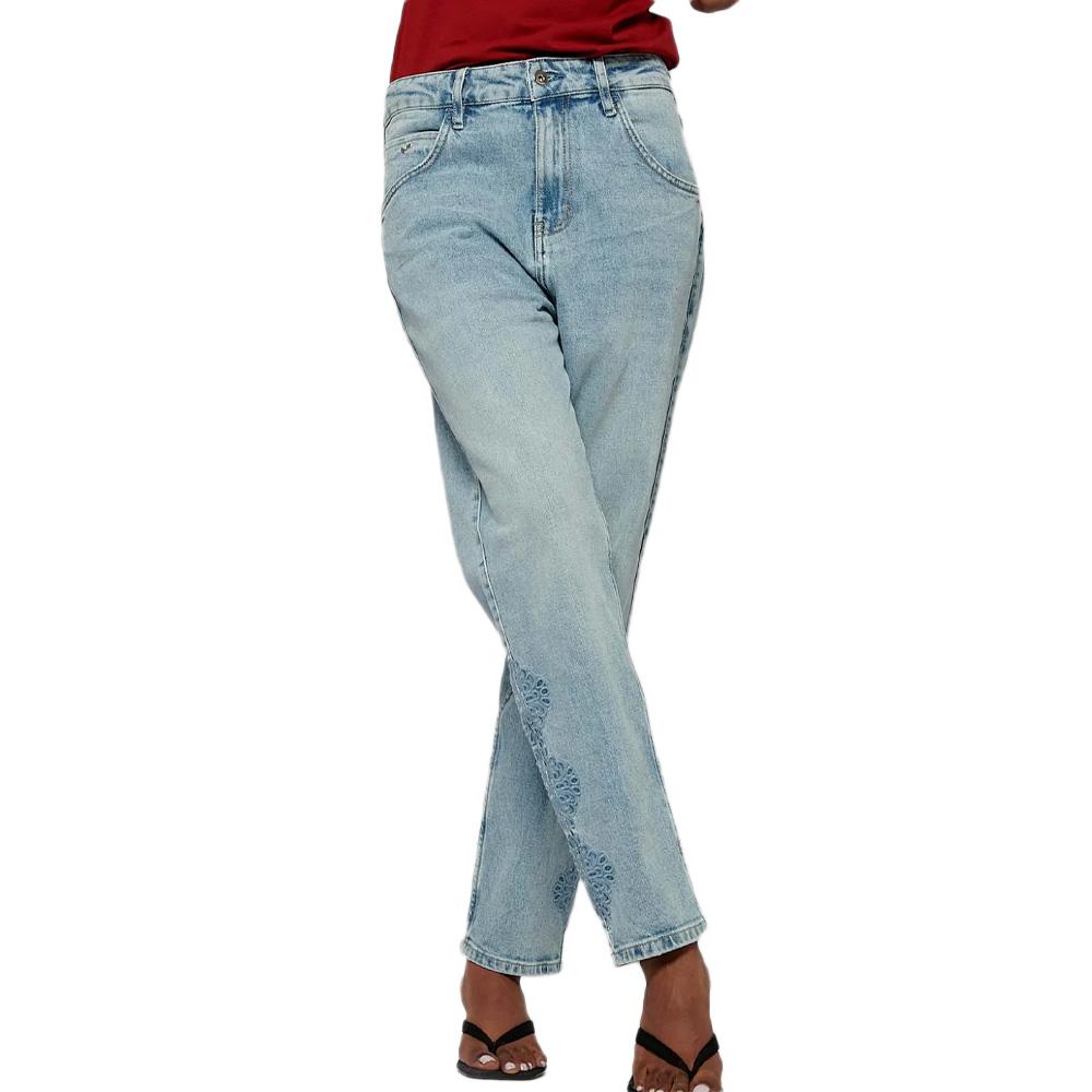 Jean Mom Bleu Clair Femme Kaporal BRENAH pas cher