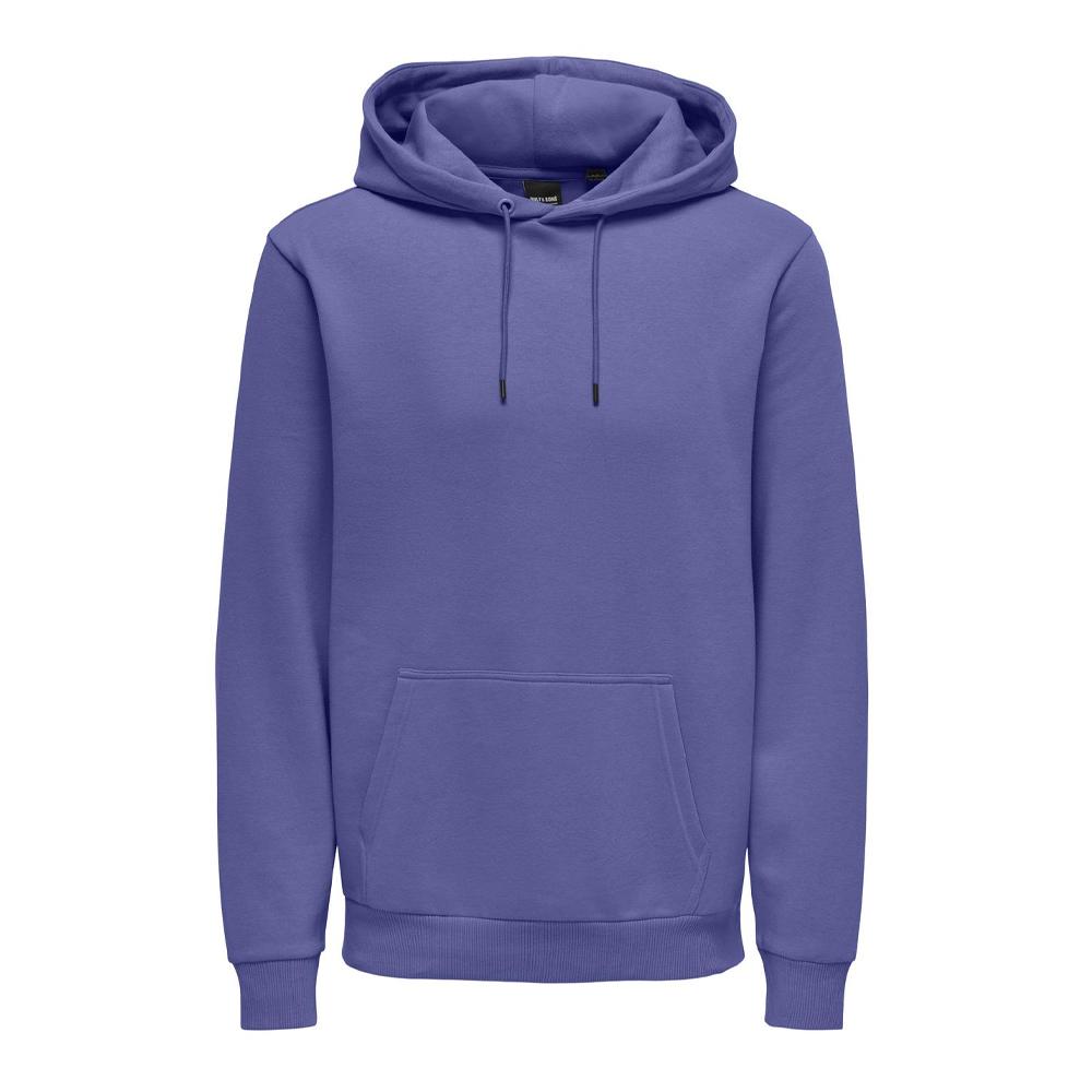 Sweat à Capuche Violet Homme Only & Sons Ceres pas cher