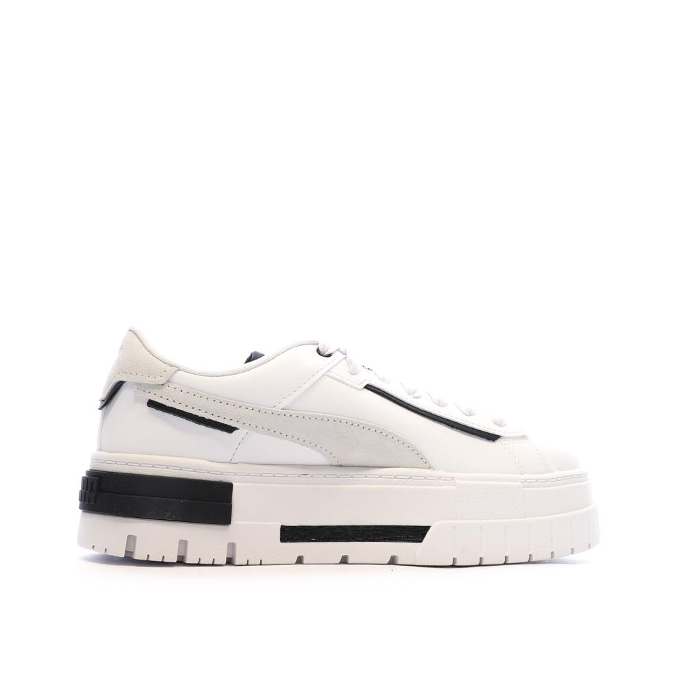 Baskets Blanches/Grises Femme Puma Mayze Crashed vue 2