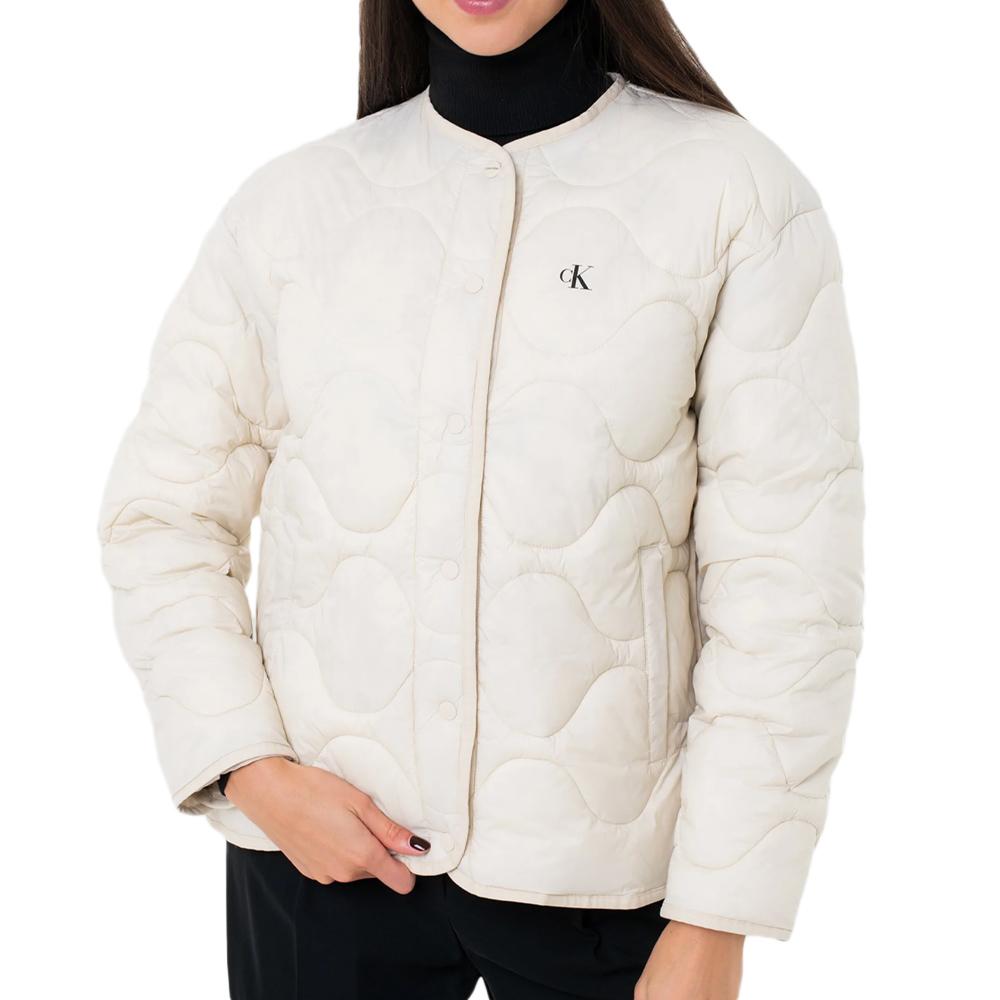 Veste Matelassée Beige Femme Calvin Klein Jeans Insulated pas cher