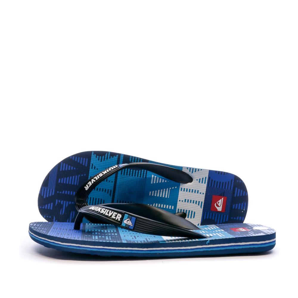 Tongs Bleu Garçon Quiksilver Little Molokaï pas cher