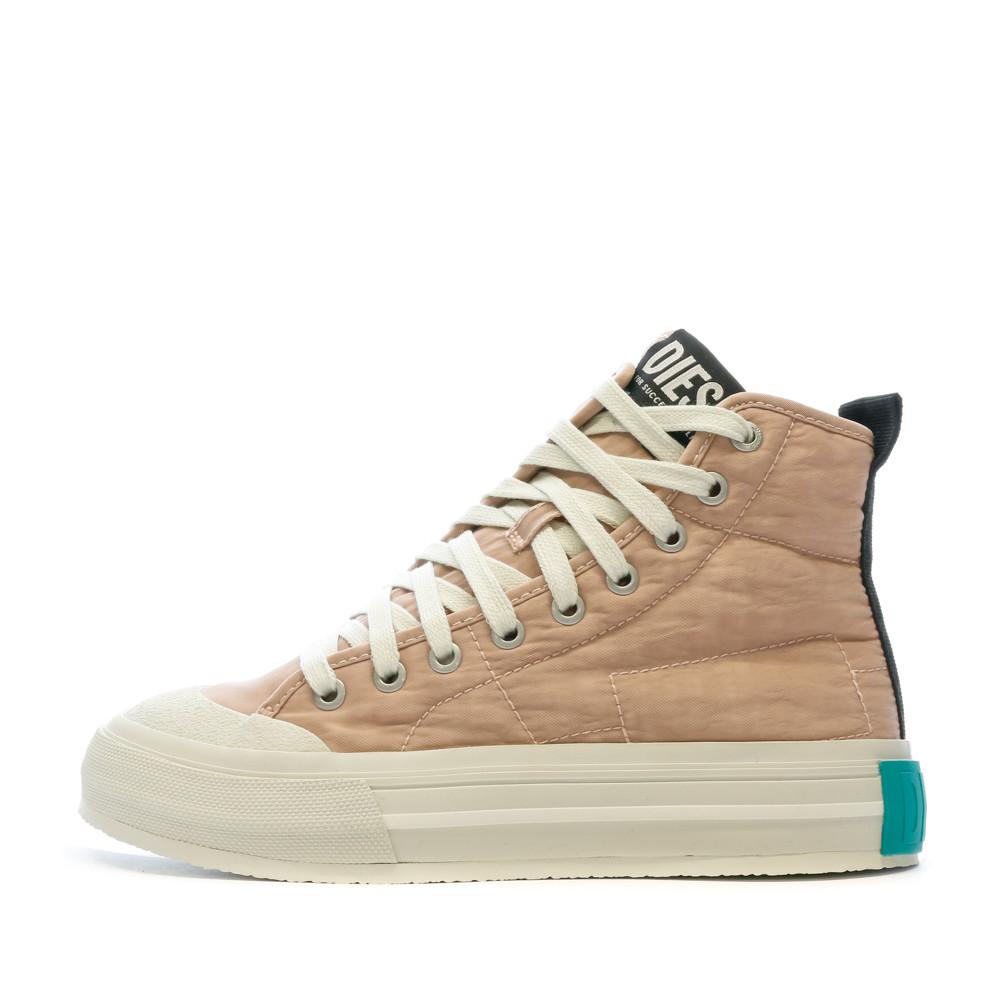 Baskets Montantes Roses Femme Diesel Muji pas cher