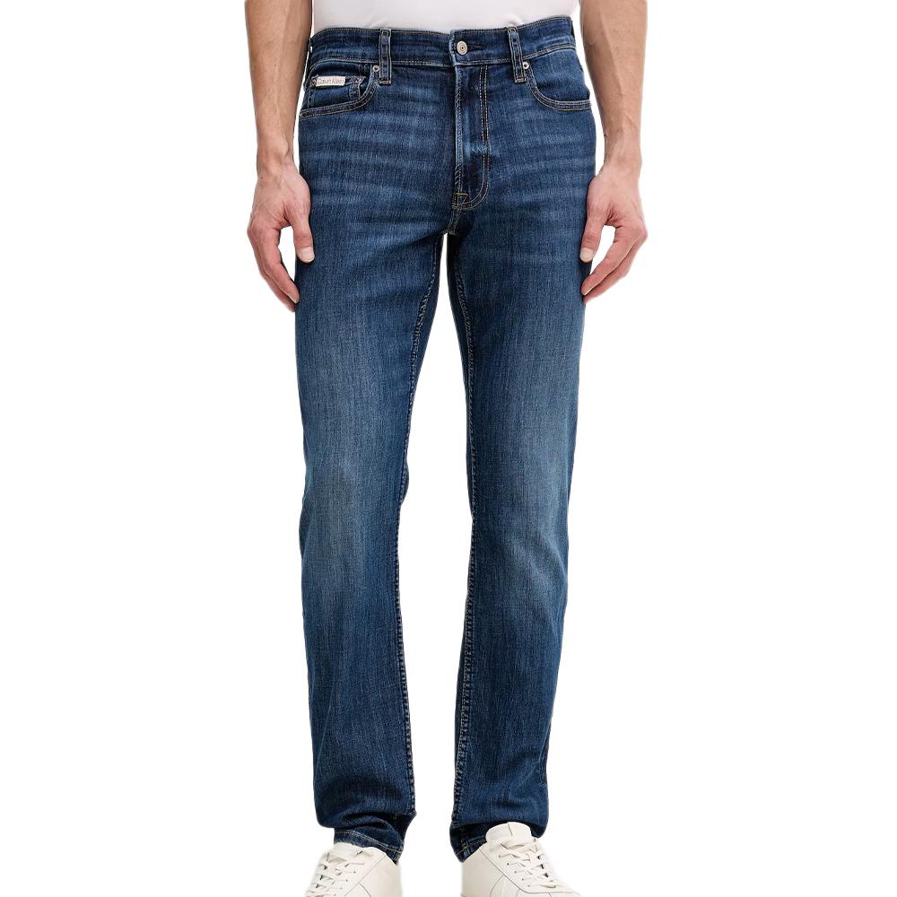Jean Slim Bleu Homme Calvin Klein Jeans Slim Dark Irving pas cher