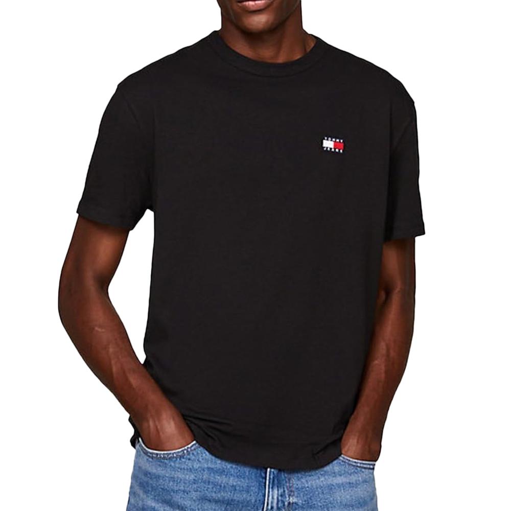T-shirt Noir Homme Tommy Hilfiger Badge pas cher
