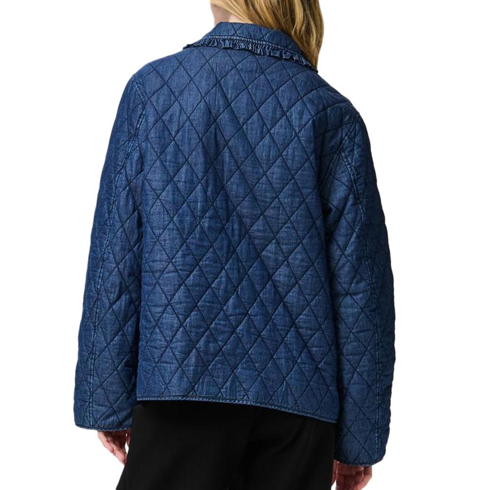 Veste Bleu Femme Pieces Caura vue 2