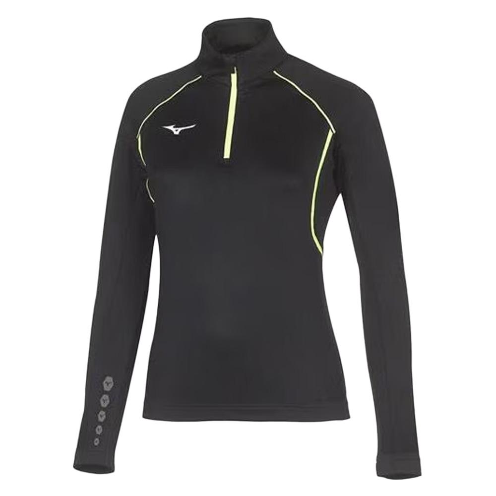 Sweat Noir Femme Mizuno Warmer pas cher