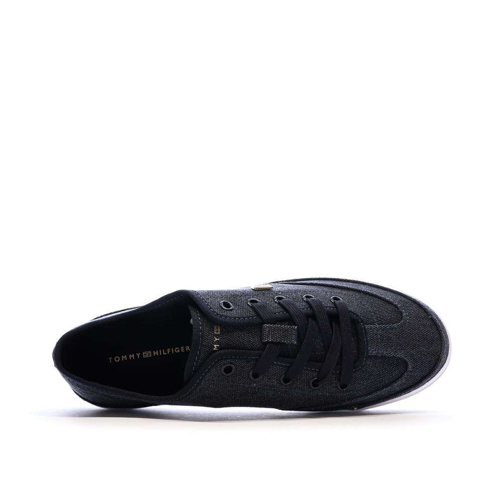 Baskets Marines Femme Tommy Hilfiger Washed vue 4