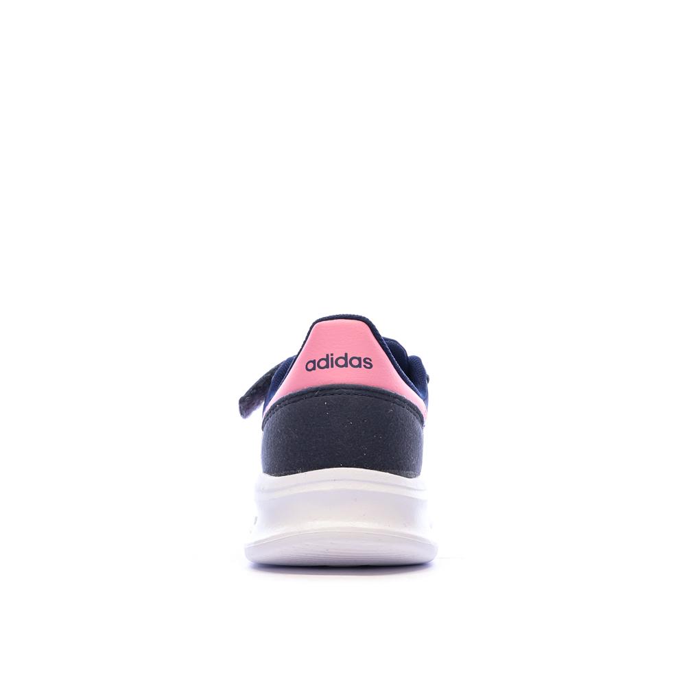 Baskets Marines/Roses Fille Adidas Run 70s vue 3