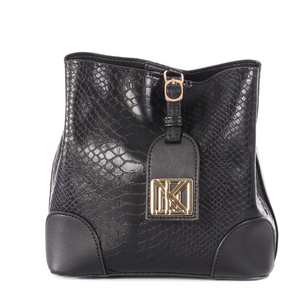 Sac à bandoulière Noir Femme Manoukian LILOI pas cher