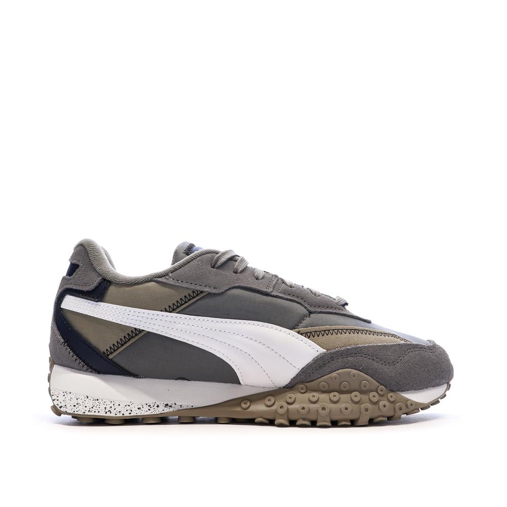 Baskets Grises/Blanches Homme Puma Blktop vue 2