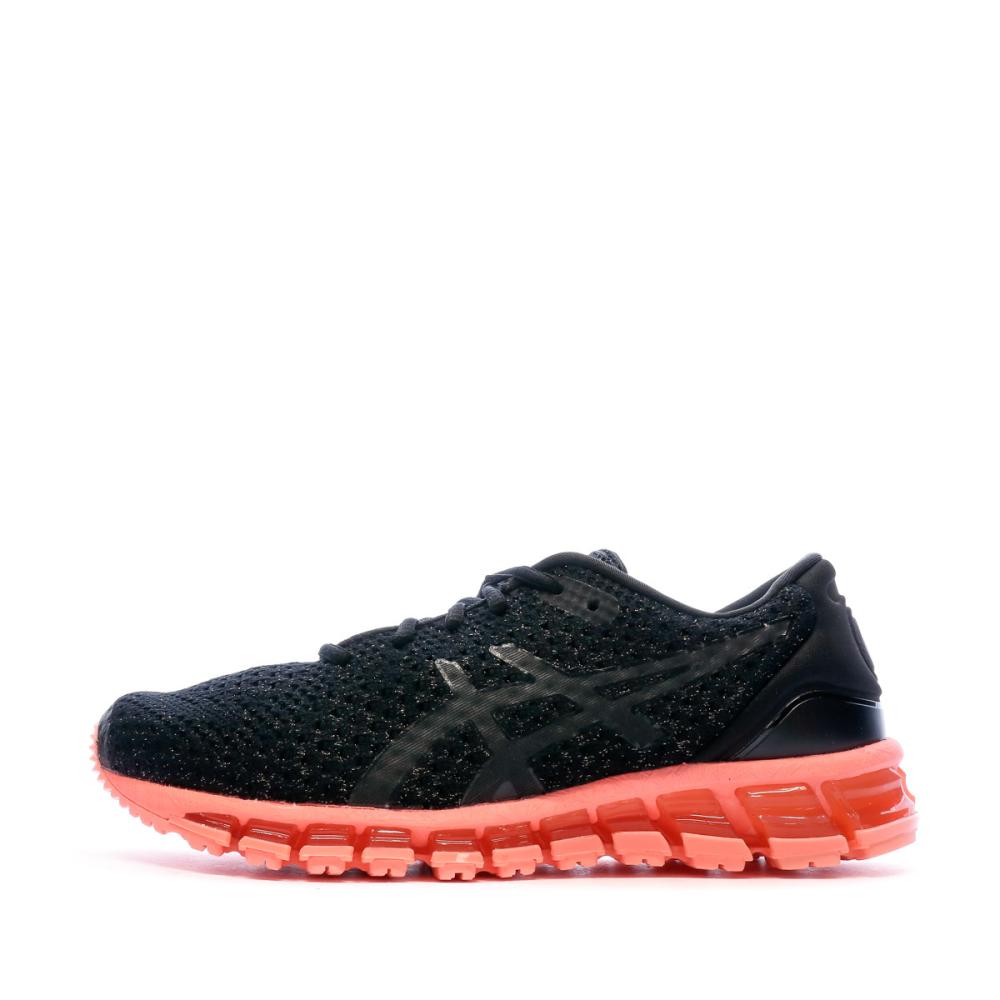 Gel Quantum 360 Baskets Noires/Corail Femme Asics pas cher