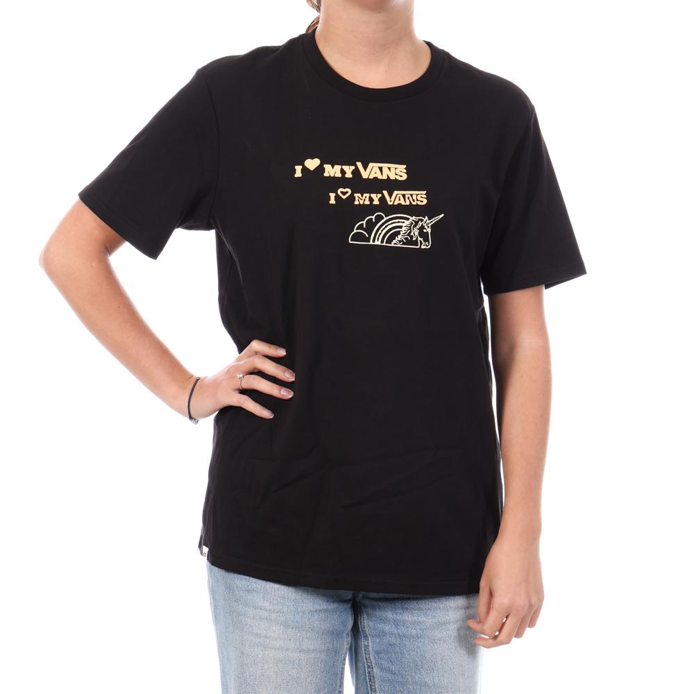 T-Shirt Noir Homme Vans Stamp pas cher