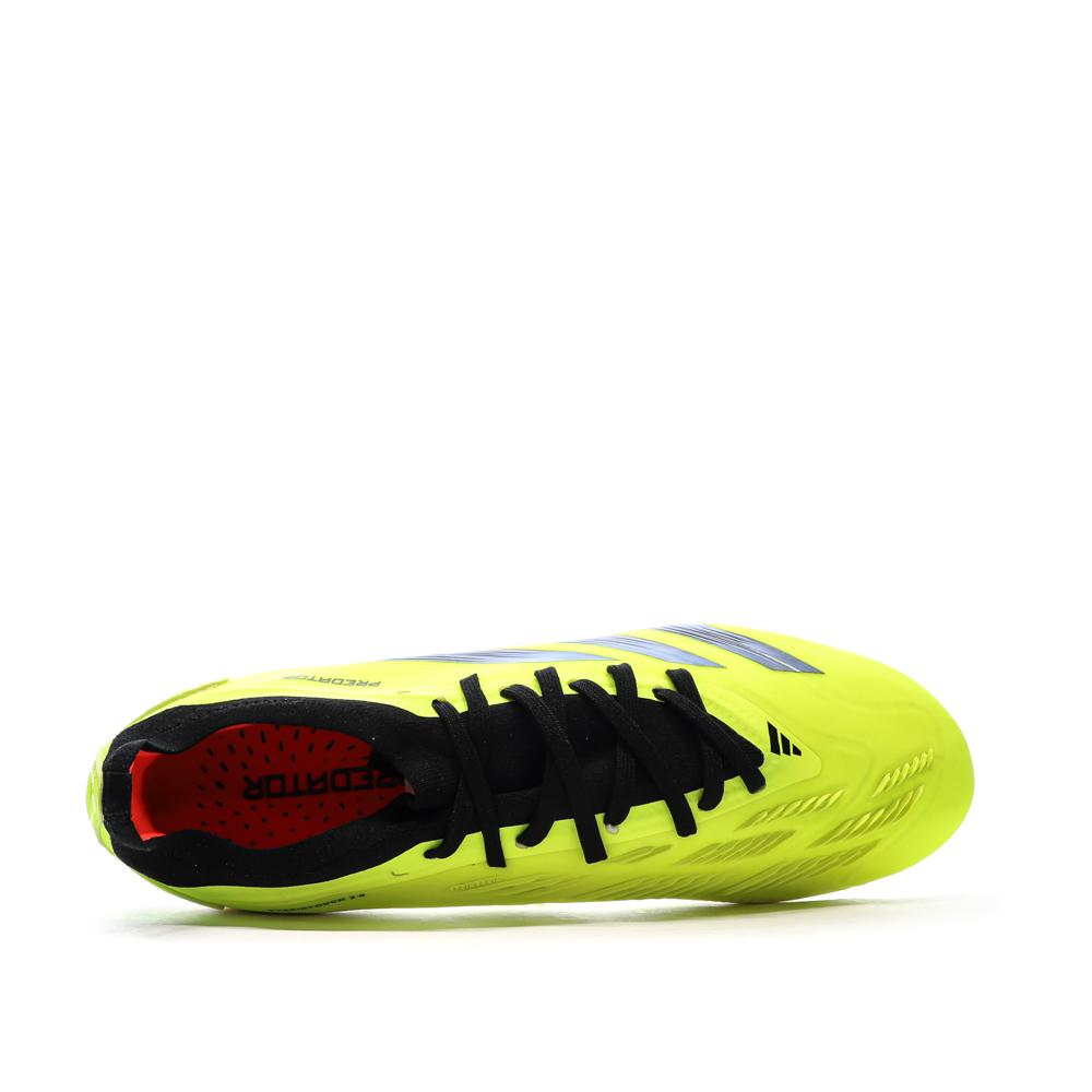 Chaussures de football Jaunes/Noires Homme Adidas Predator Pro vue 6