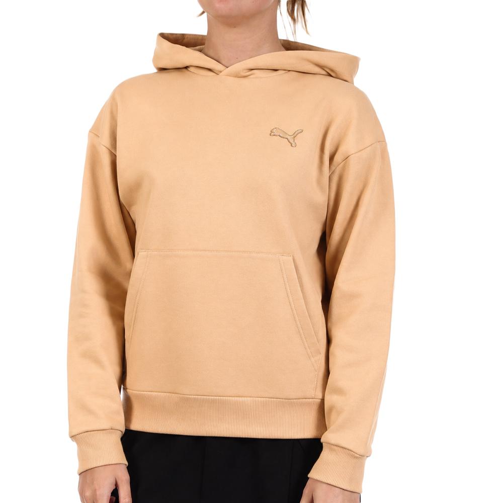Sweat Beige Femme Puma Emboridery Comfo pas cher