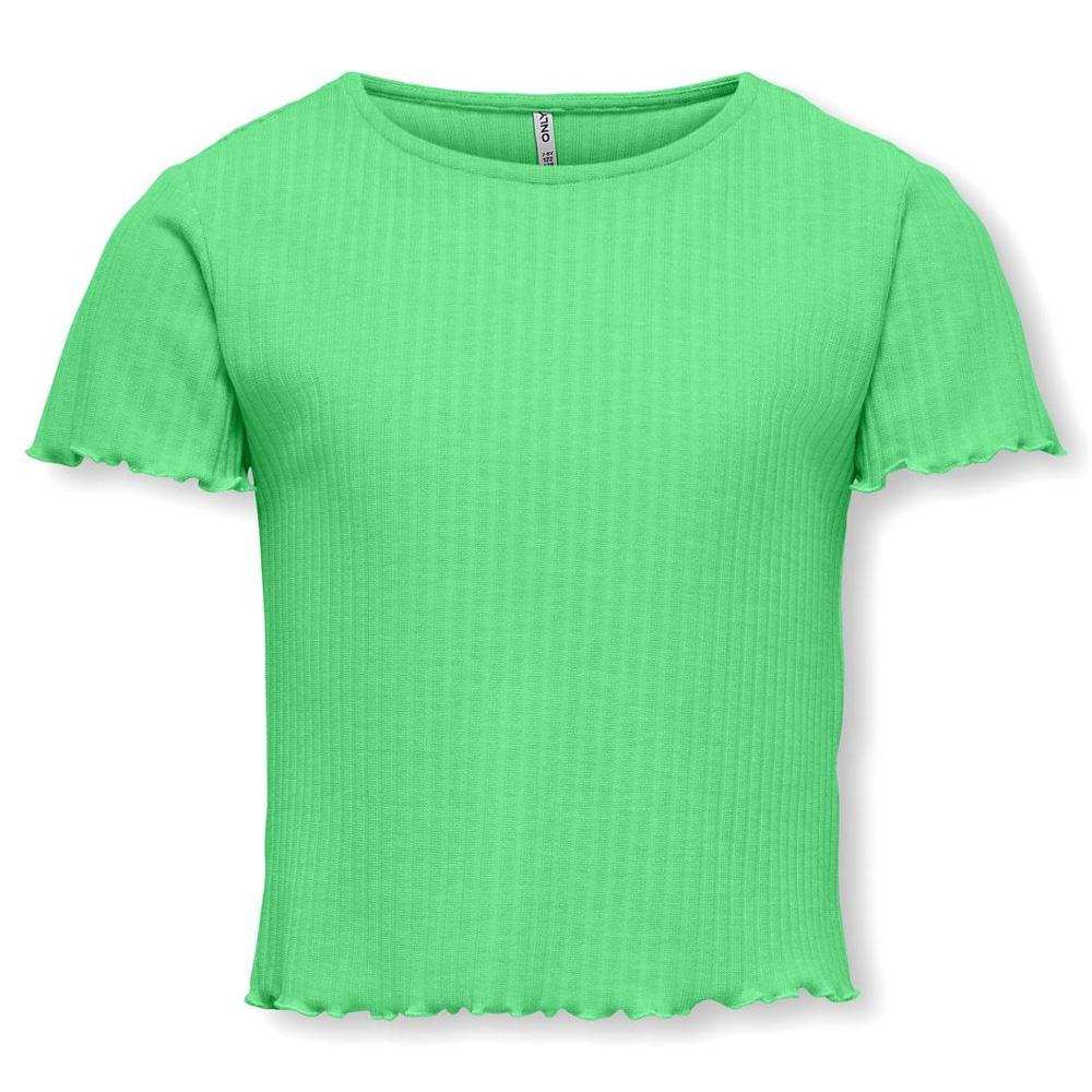 T-shirt Vert Fille Only Kids Ognella pas cher