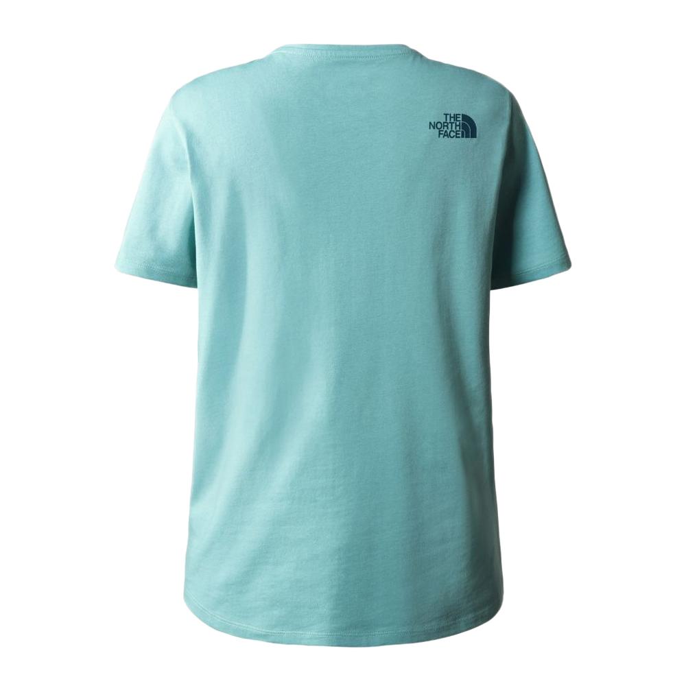 T-shirt Bleu Femme The North Face Foundation vue 2
