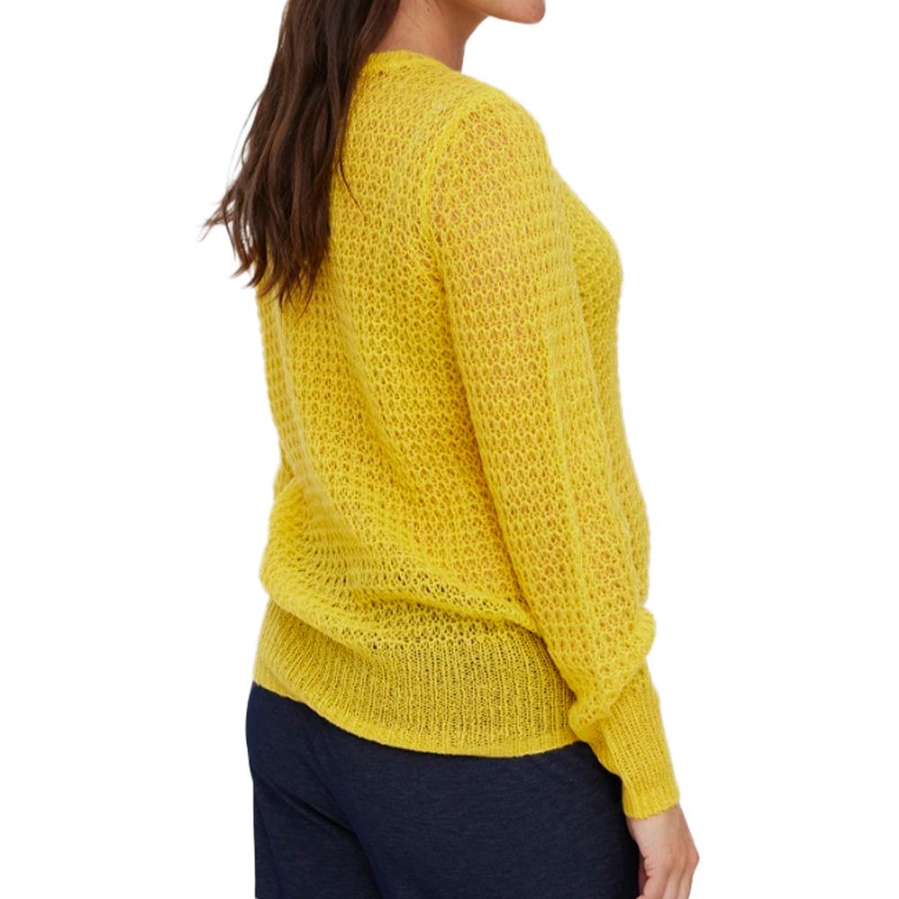 Pull de Grossesse Jaune Femme Vero Moda Maternity Taka Balloon vue 2