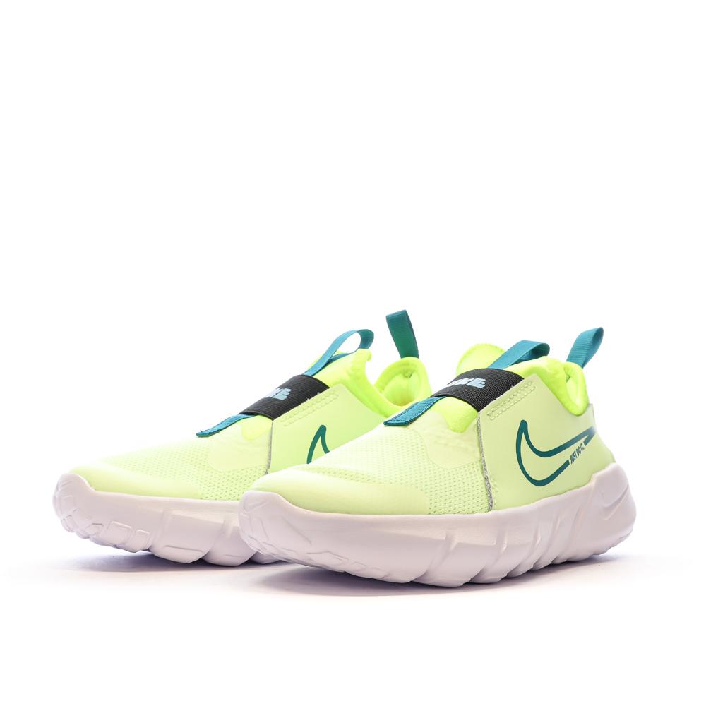 Baskets Jaune fluo Garçon Nike Flex Runner 2 vue 6