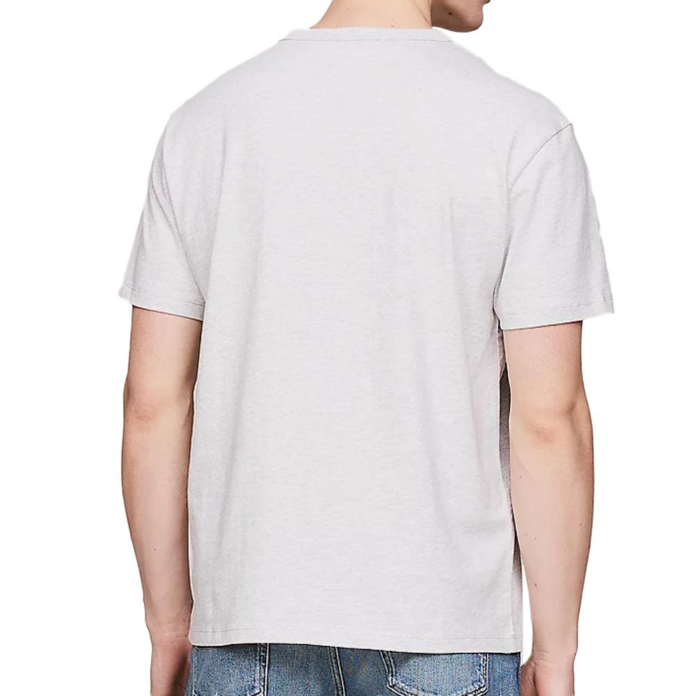 T-shirt Gris Homme Tommy Hilfiger Badge vue 2