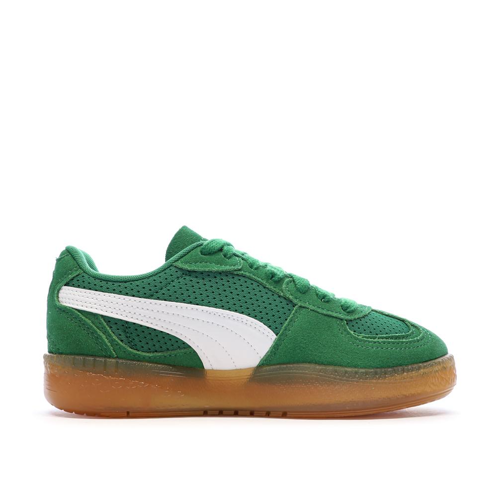 Baskets Vertes Femme Puma Palermo Moda Vintage vue 2