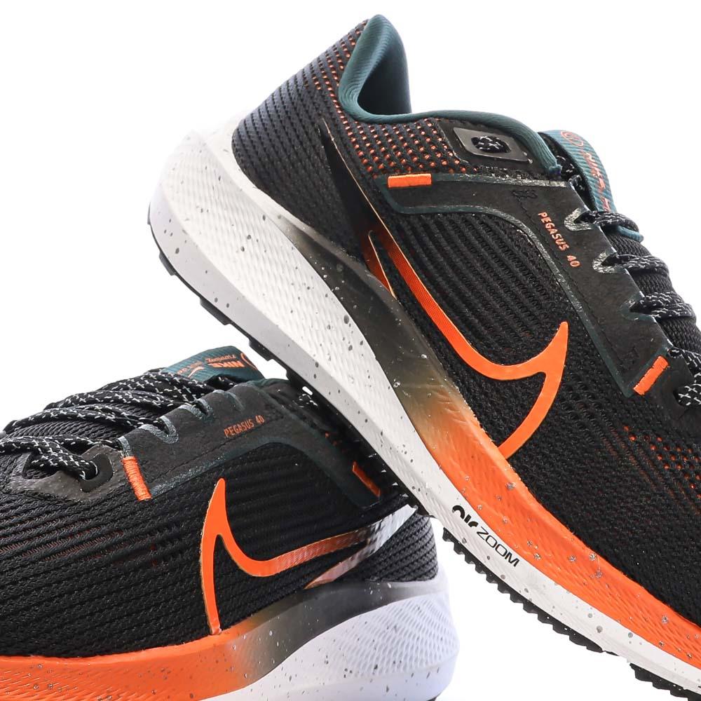 Chaussures de running Noire/Orange Homme Nike Air Zoom Pegasus vue 7