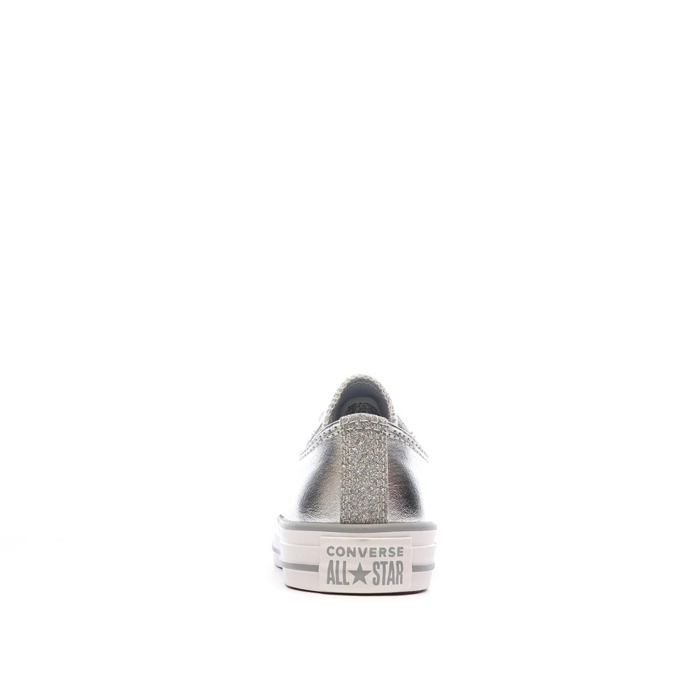 Baskets Argentées Femme Converse Chuck Taylor All Star A05433C vue 3