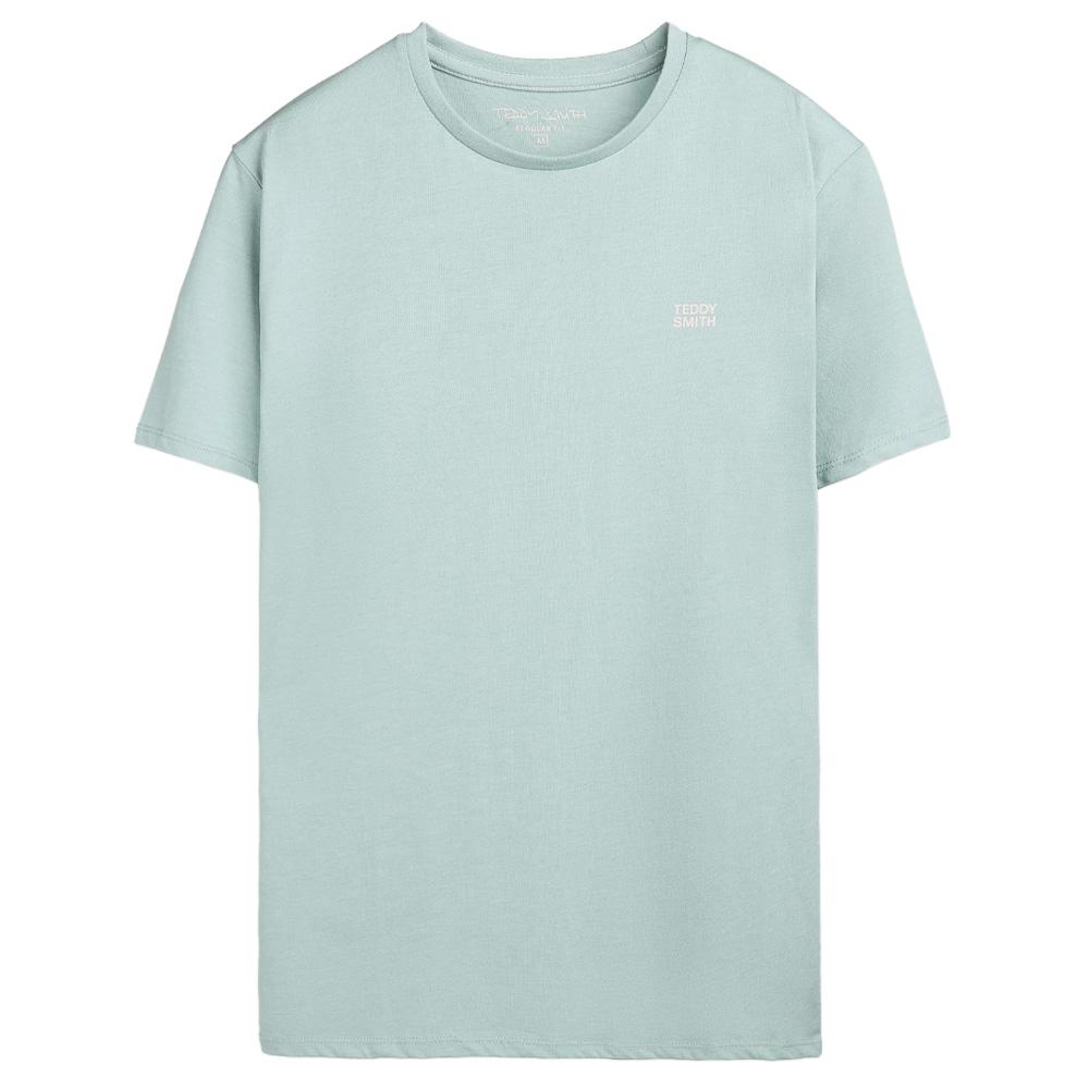T-shirt Turquoise Homme Teddy Smith Total 1 pas cher