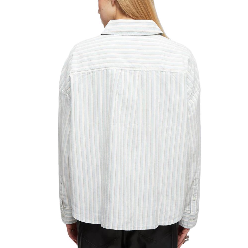 Camiseta Mujer Blanco/Azul Vans Antica ver 2