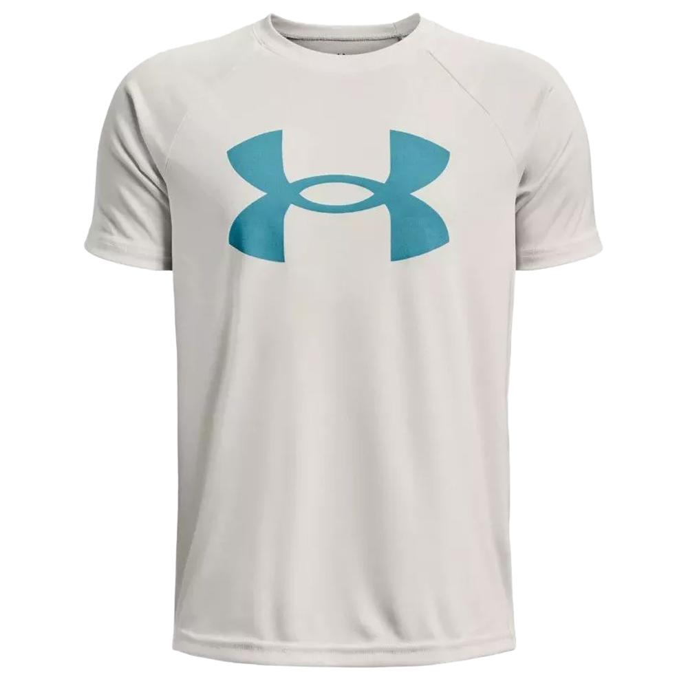 T-shirt Blanc Garçon Under Armour Tech Big pas cher
